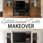 white entertainment center